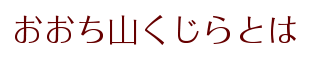 おおち山くじらとは